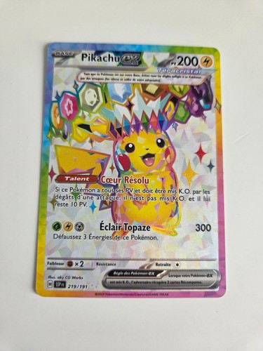 Carte pokémon pikachu - carte,