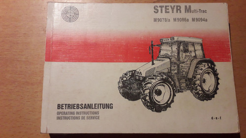 Steyr tracteur 9078 9086 - tracteur,