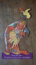 PUBLICITE ANCIENNE - DECOUPAGE - BLEDINE JACQUEMAIRE - INDIEN/KANGOUROU