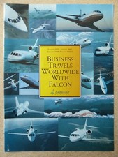 8/1995 PUB DASSAULT AVIATION FALCON 2000 50EX 900EX 900B BUSINESS JET AD