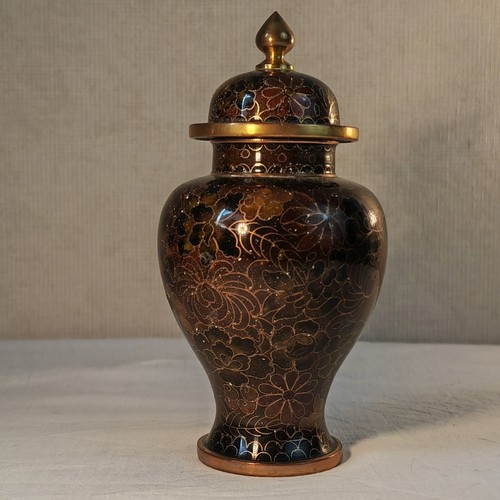 Pot urne cloisonné - /,