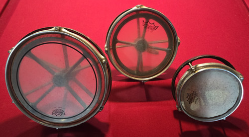 Lot vintage remo roto - x3, tom