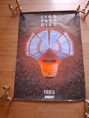 Affiche publicitaire sncf 1983 - affiche,