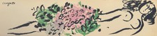 Marc CHAGALL Nu aux fleurs