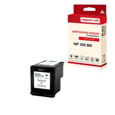 Cartouche HP 300 XL 300XL Noir compatible x1 NOPAN-INK