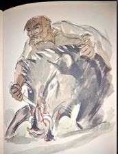 GENEVOIX. La dernière harde. Illustrations par Odette Denis.  1958.Numéroté