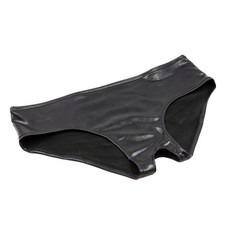 Culotte en cuir pour femmes avec culotte ouverte, culottes, culottes,