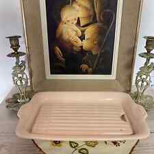 Plat à Asperges couleur rose