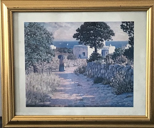 Ancien tableau peinture signé - ancien,