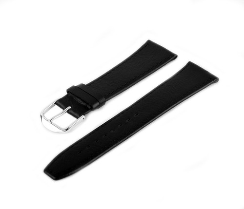 Montre bracelet cuir noir - bracelet,