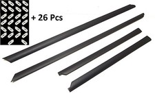 Inférieur Bas Portes Bords Protection Caoutchouc 4 Pièces pour Audi A4 8D D5