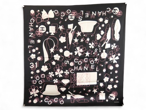 Neuf foulard chanel - cc, parfum