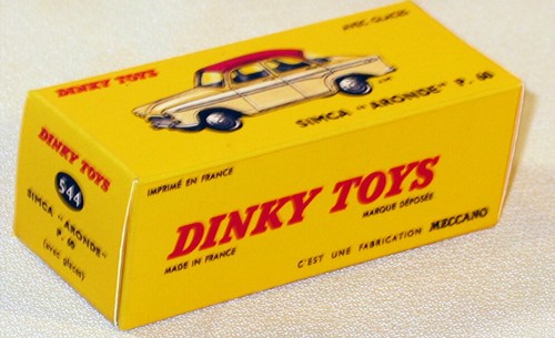 Dinky toys 544 simca aronde - toys,