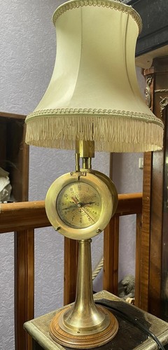 Lampe horloge laiton style - laiton,