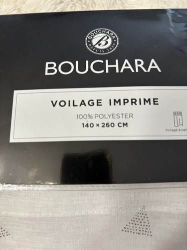 Bouchara voilage imprimé