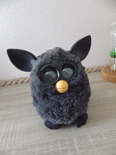 Peluche furby gris fonce - gris, et