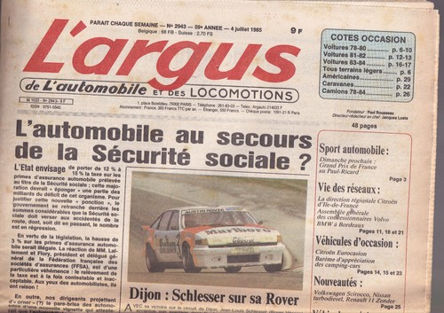 Argus 2943 mazda rx7 - n°2943,