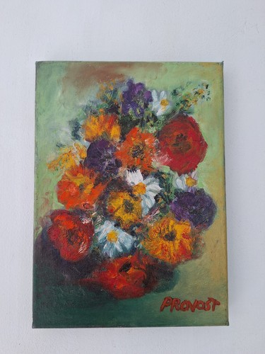 Peinture ancienne sur toile - ancienne,