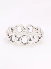 HERMES Bracelet chaine argent
