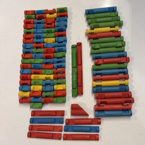 Lincoln logs 103 pieces - lincoln,
