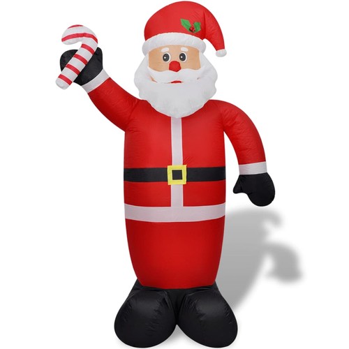 Père noël gonflable avec led - noël,