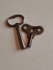 Clé Clef Clés Clefs Horloge Pendule Remontoir Lot de 2 Pièces