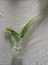 Ancienne figurine  statuette, coq, en verre de Murano