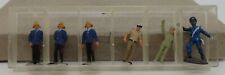 PREISER HO 1/87 6 FIGURINES PERSONNAGES TRAIN RAIL RESEAU SNCF POLICE MILITAIRE