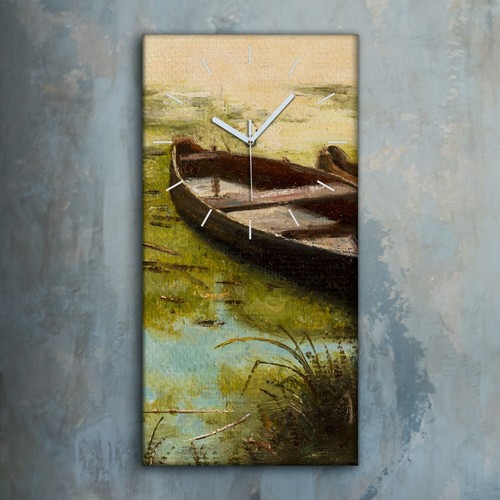 Horloge murale sur toile - , 30x60