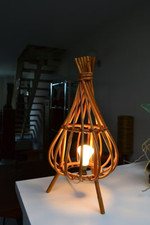 Lampe rotin louis Sognot