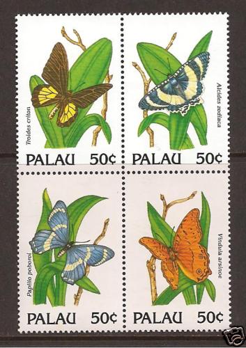Palau island 300a d - 300a-d, mnh