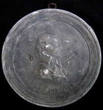 Médaillon Robespierre de Profil XIXème siècle Plâtre Dur