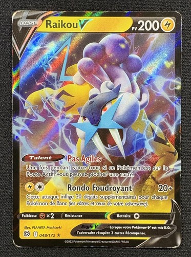 Carte pokémon raikou v - pokémon,