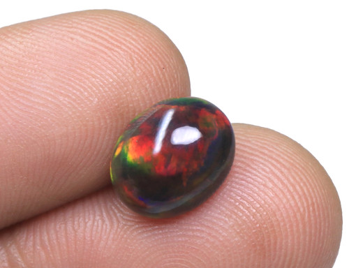 Cabochon opale noire aaa - opale,