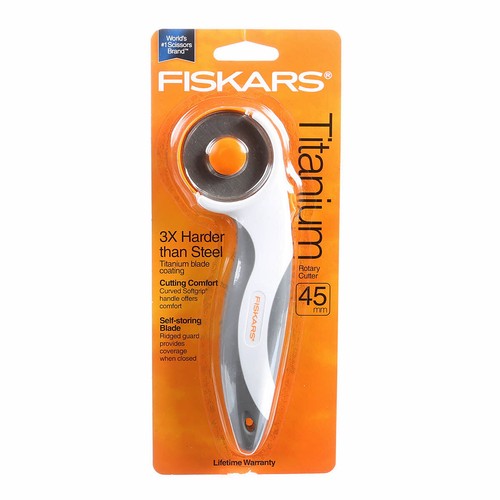 Fiskars titanium 45mm - 45mm, rotary