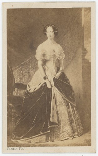 Cdv circa 1865 comtesse de - la,