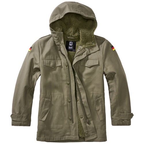 Brandit enfants parka - brandit, bw