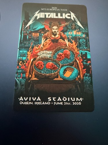M72 tour metallica - metallica, fancard