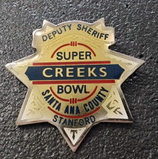 Pin’s Etoile Shériff Adjoint Comté de Santa Ana Police Super Bowl Rare (1496)