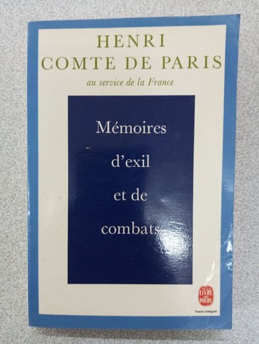 Mémoires exil de combats - d'exil,