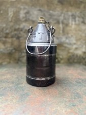 Ancien Bidon PTT / Sncf Métal Soudure Étain Bouchon Laiton En Parfait État ?