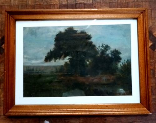 Superbe huile ancienne - superbe,