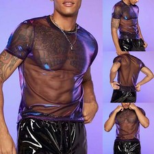 T-shirt en maille homme col O