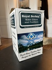 Royal Berkey  filtration eau  purificateur  filtre original camping maison 12.3L