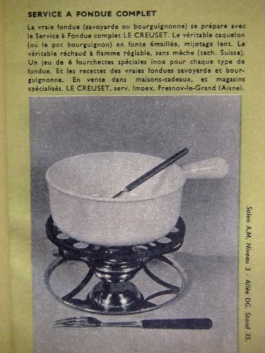 Publicité 1962 creuset - 1962,