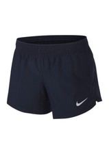 NEW Nike Women's 10K Dri-FIT Running Shorts - 895863-453 - Navy Blue - Large