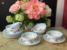 Lot de 6 tasses Porcelaine de Limoges Georges Boyer
