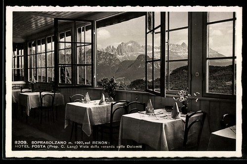 Carte postale soprabolzano - postale,