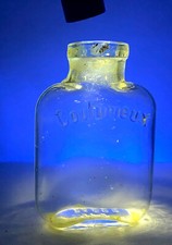 Ancien Flacon Manganèse Pharmaceutique Apothicaire Couturieux Médicament Vintage