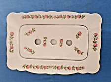 PILLIVUYT SUPERBE PLAT A ASPERGE AVEC SON EGOUTTOIR